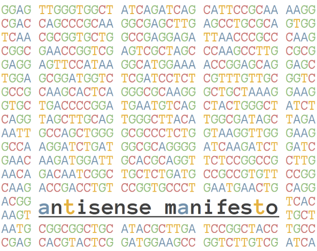 Screenshot 2 for antisense manifesto