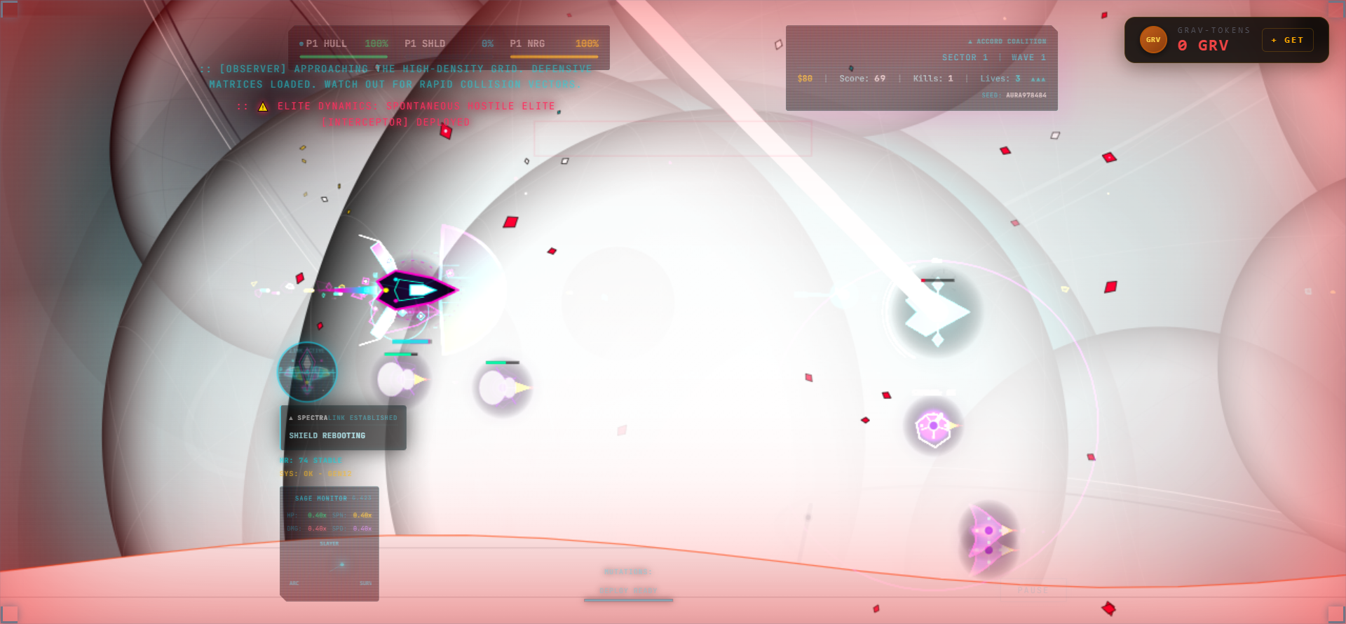🌌 AURAVOID: The Generative Arcade Bullet-Hell (Play Free in Browser ...