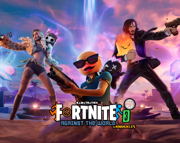 Cover image for Fortnite 3 Against the world & Knuckles (Featuring Dante from the Devil may cry series)