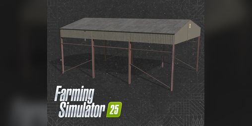 Cover image for FS25 UK style bale shed