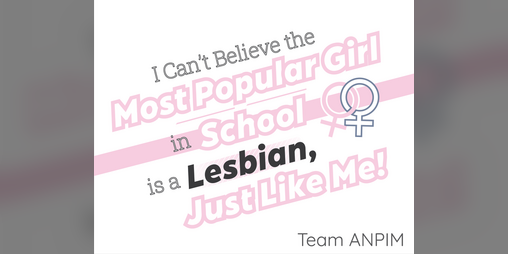 Cover image for I Can't Believe the Most Popular Girl in School is a Lesbian, Just Like Me!