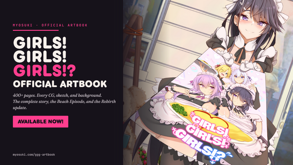 The Girls! Girls! Girls!? Artbook Is Now Available 🎀 - Girls