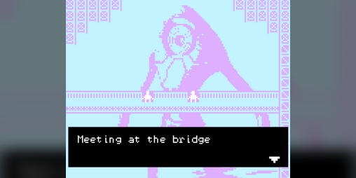 Cover image for Meeting at the bridge
