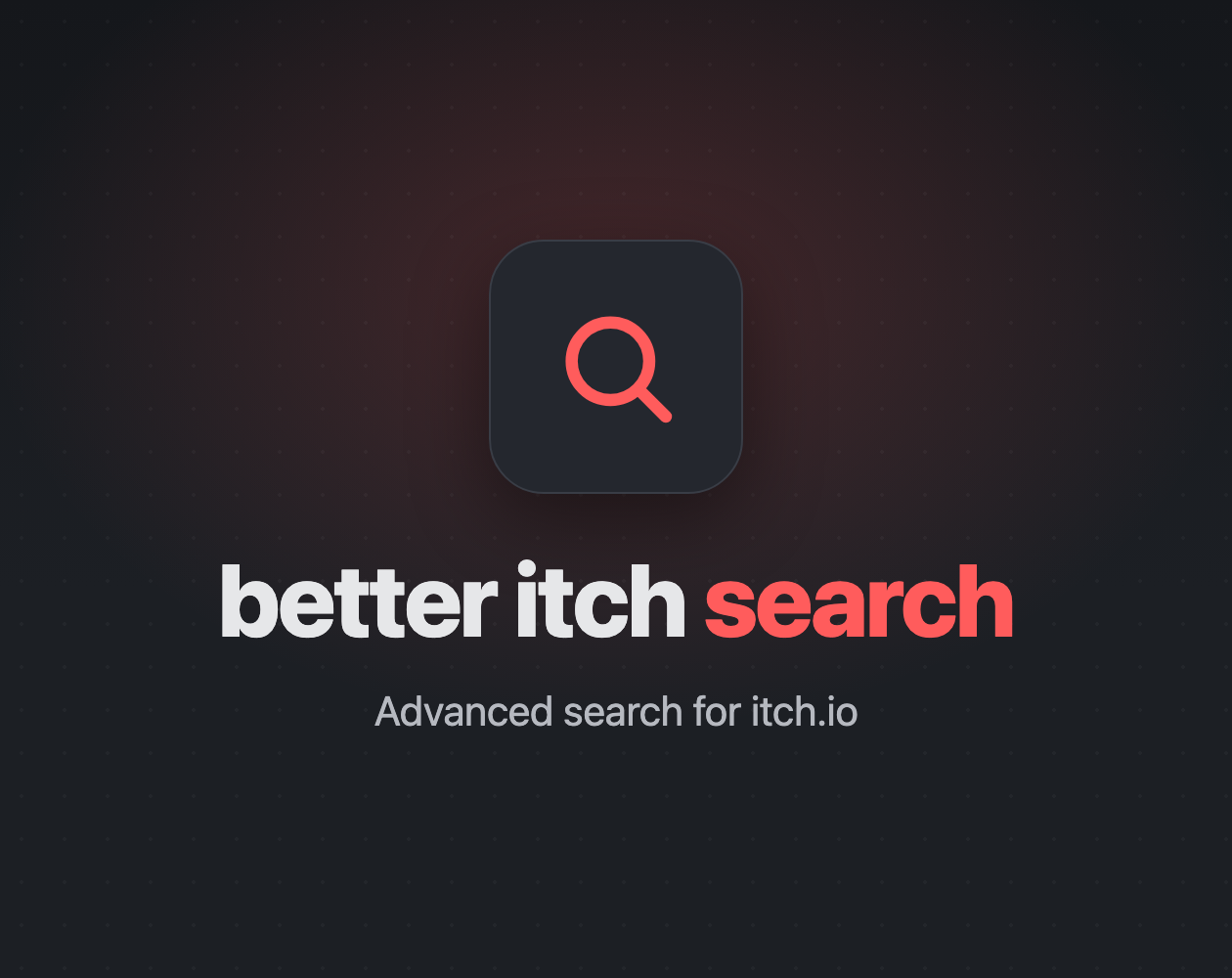 Cover image for Better Itch Search
