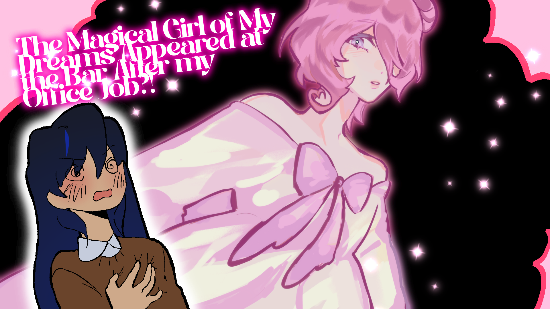 Cover image for The Magical Girl of My Dreams Appeared at the Bar After My Office Job?!