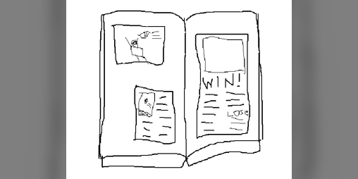 Cover image for Somebody should make a sports game that plays like crafting a scrapbook