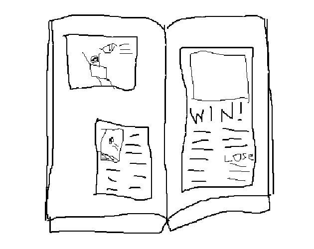 Cover image for Somebody should make a sports game that plays like crafting a scrapbook