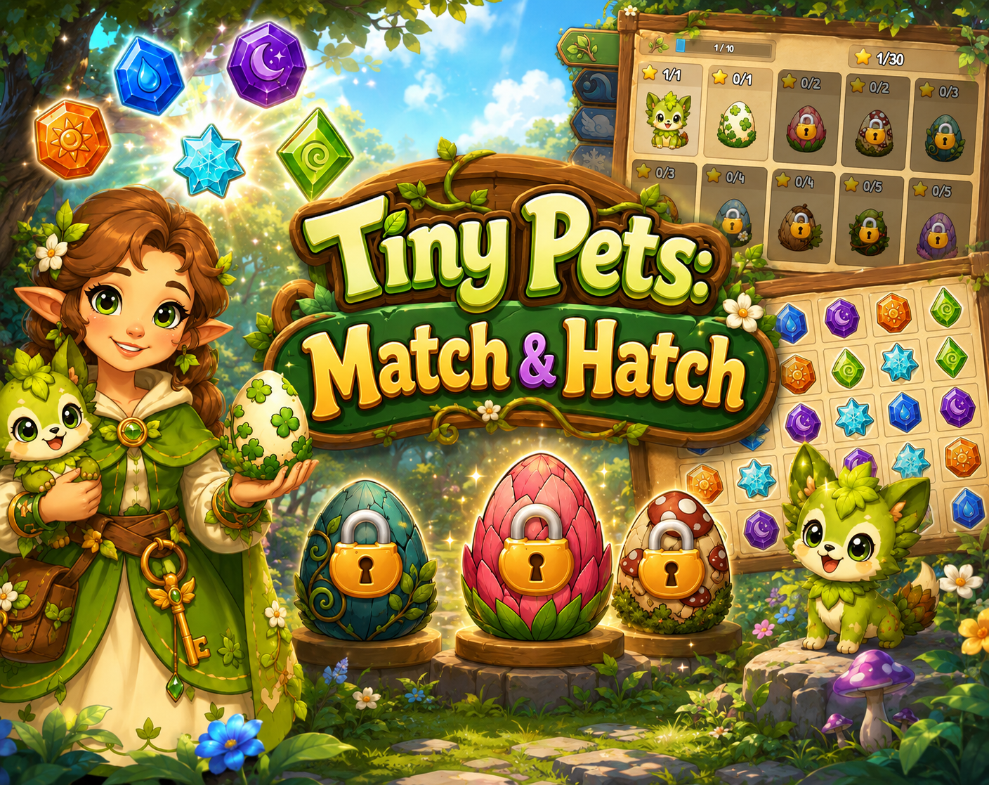 Tiny Pets: Match & Hatch