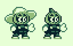 Description: A Game Boy styled study of Scarecrow Jack