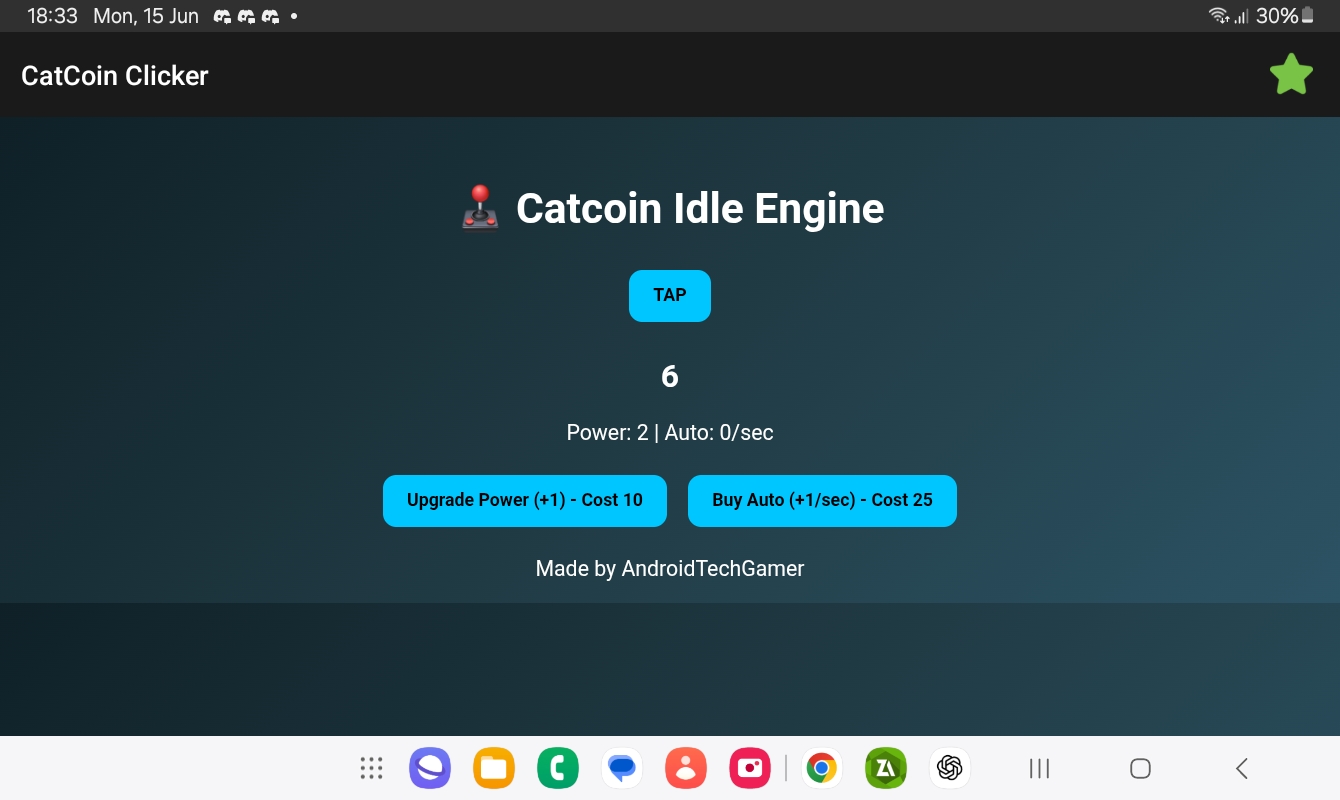 CatCoin Idle Clicker/Engine