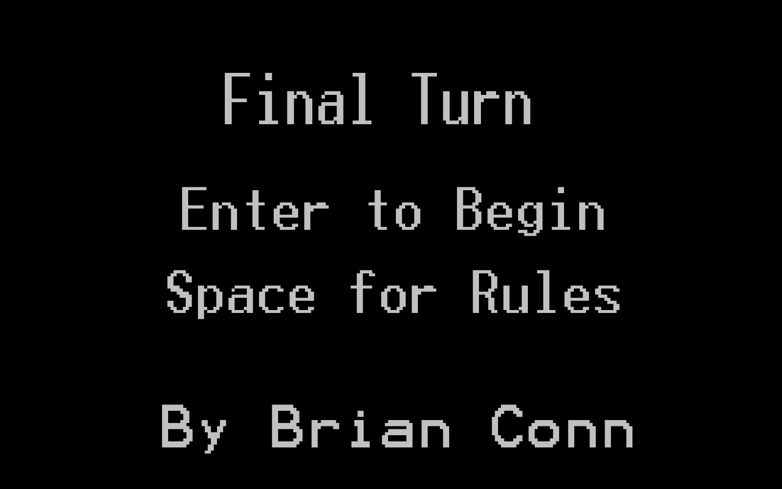 Final Turn
