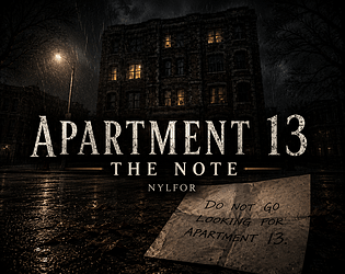 Apartment 13: The Note [Free] [Visual Novel] [Windows] [macOS] [Linux]