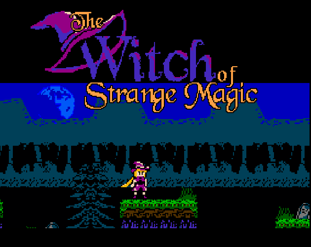 The witch of strange magic