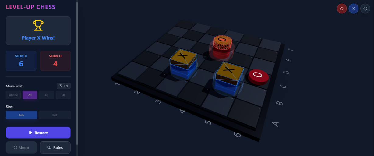 3D Level Up Chess