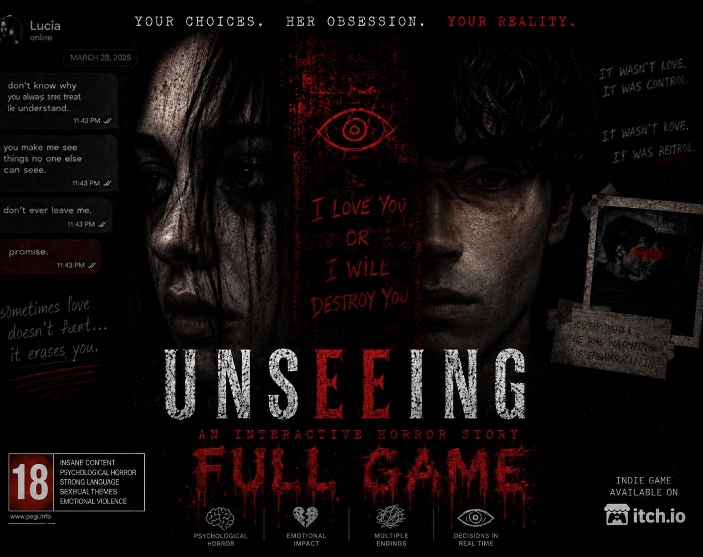 UNSEEING-FULL GAME cover