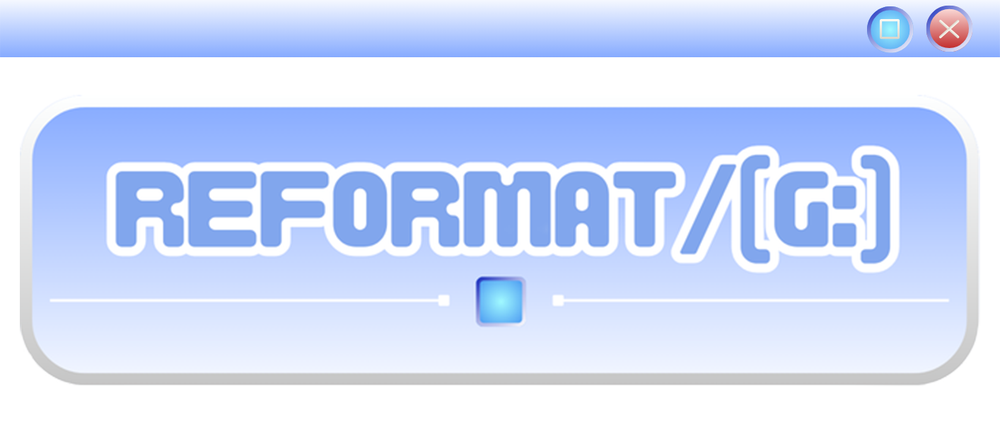 Reformat /(G:)