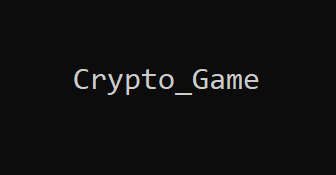 Crypto_Game cover