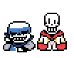 Animation of Papyrus scolding Crossbones for falling asleep Animation of Papyrus scolding Crossbones for falling asleep