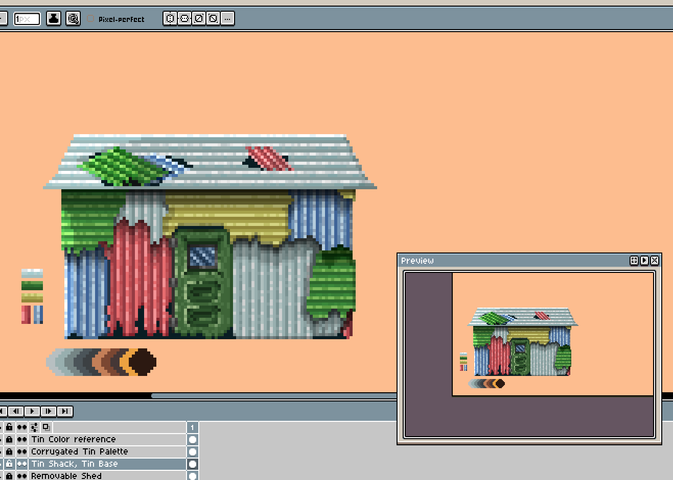 Progress Tin Shack