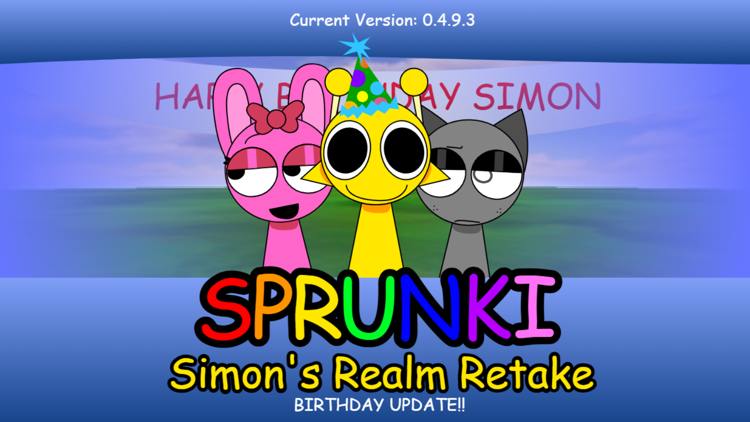 Cover image for [BIRTHDAY UPDATE] Sprunki Simon's Realm Retake