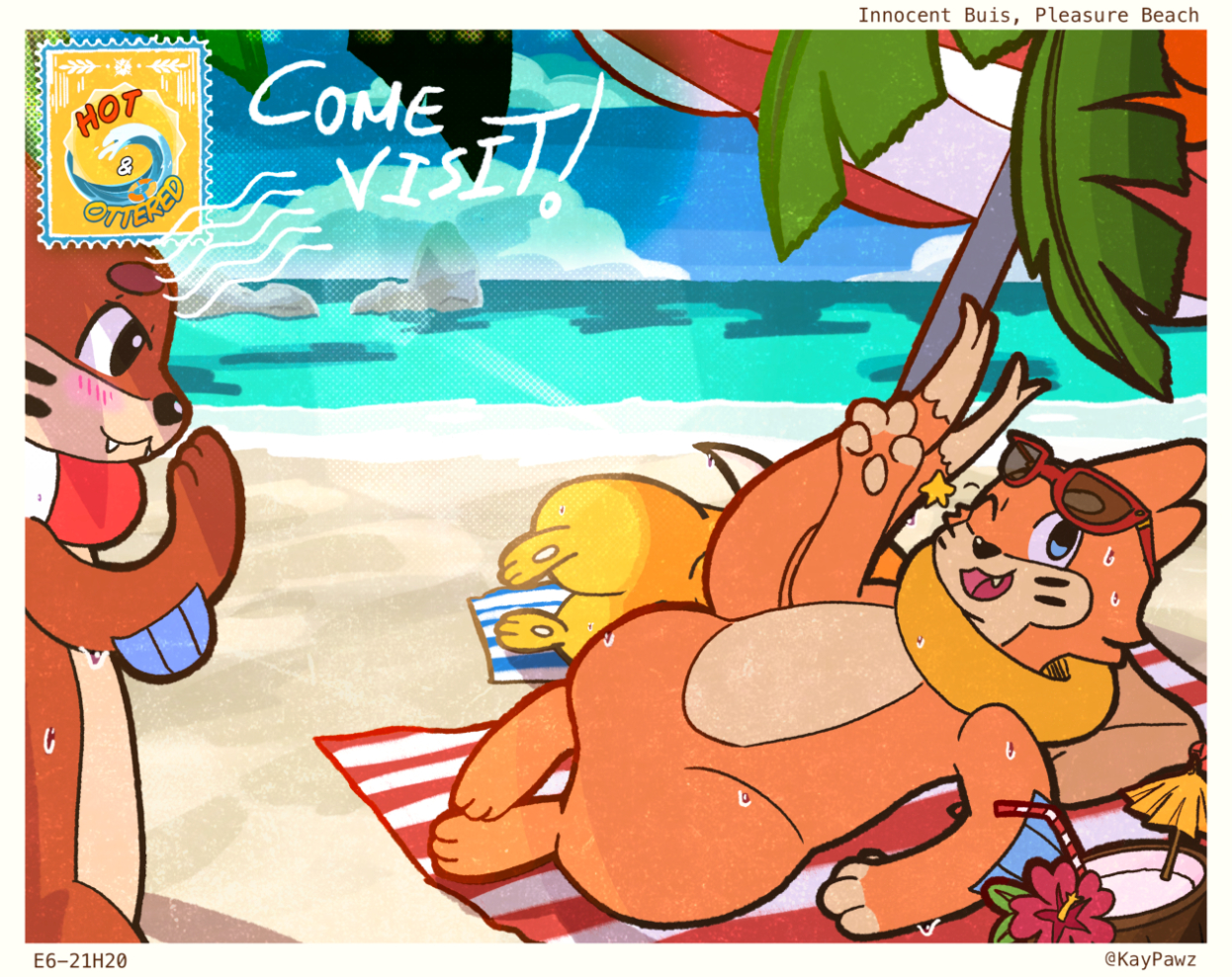 Cover image for Hot and Ottered Art Pack