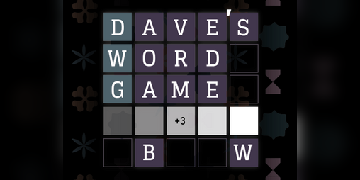 Cover image for Dave's Word Game