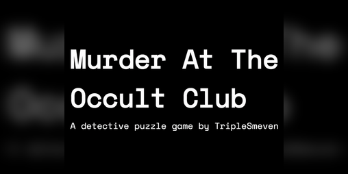 Cover image for Murder at the Occult Club
