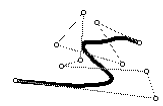A very complicated Bézier curve