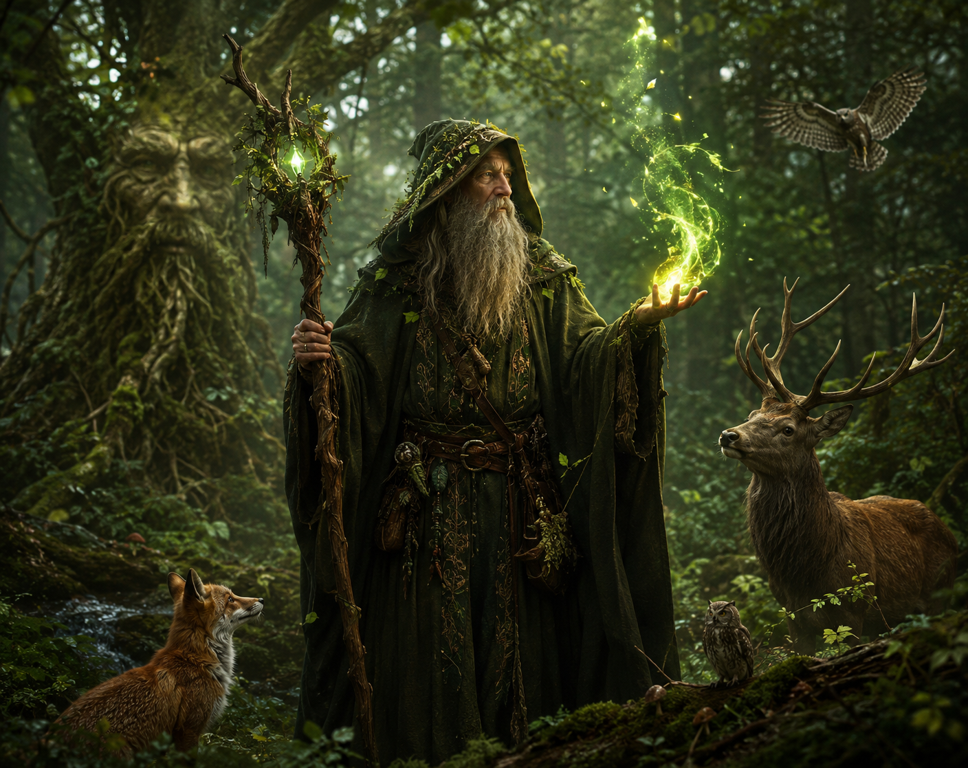 Forest Wizard Clicker Game by Abse