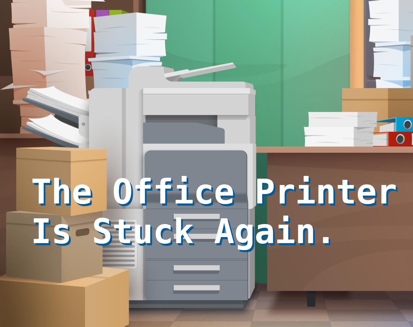 Cover image for The Office Printer Is Stuck Again