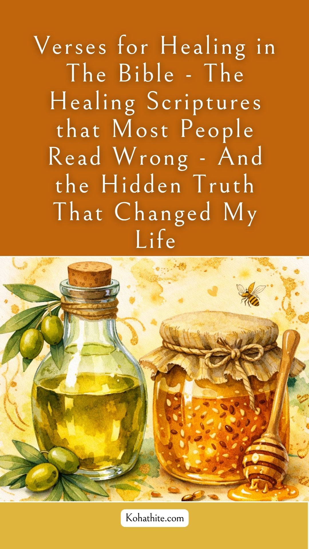 Cover image for Verses for Healing in The Bible