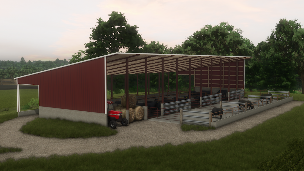 Cover image for FS25 Monoslope Bedpack Facilty