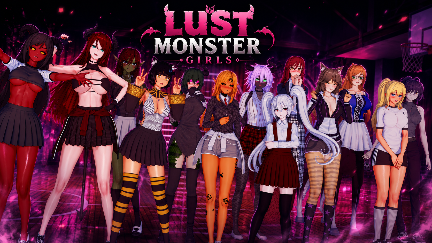 Cover art for Lust Monster Girls by deasfulf — adult visual novel