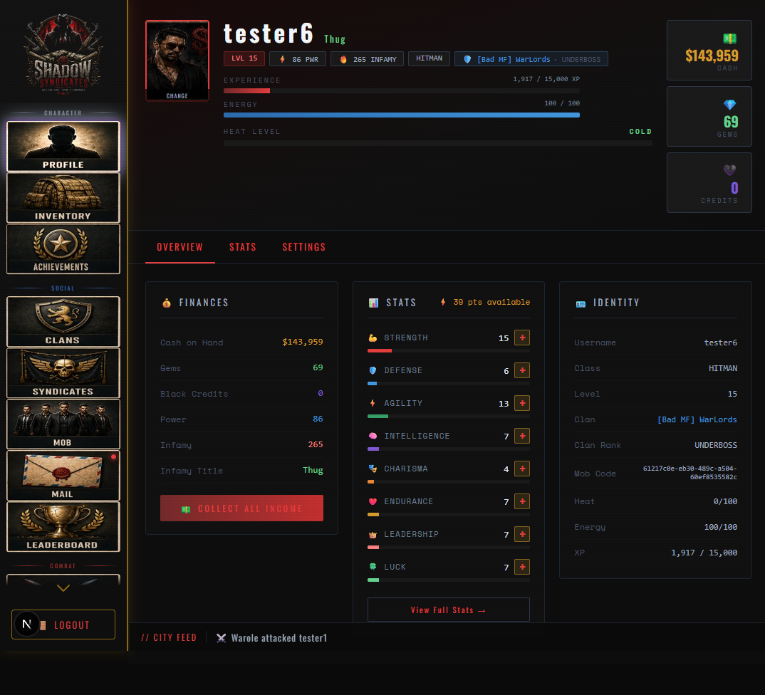 Profile Page