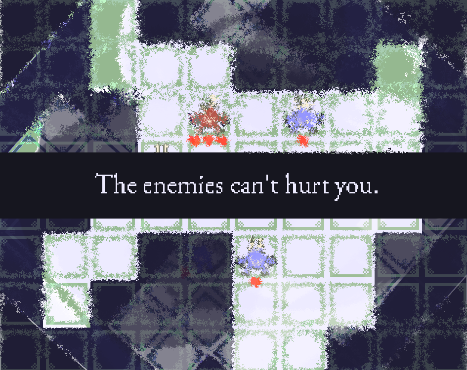 Cover image for The enemies can't hurt you.