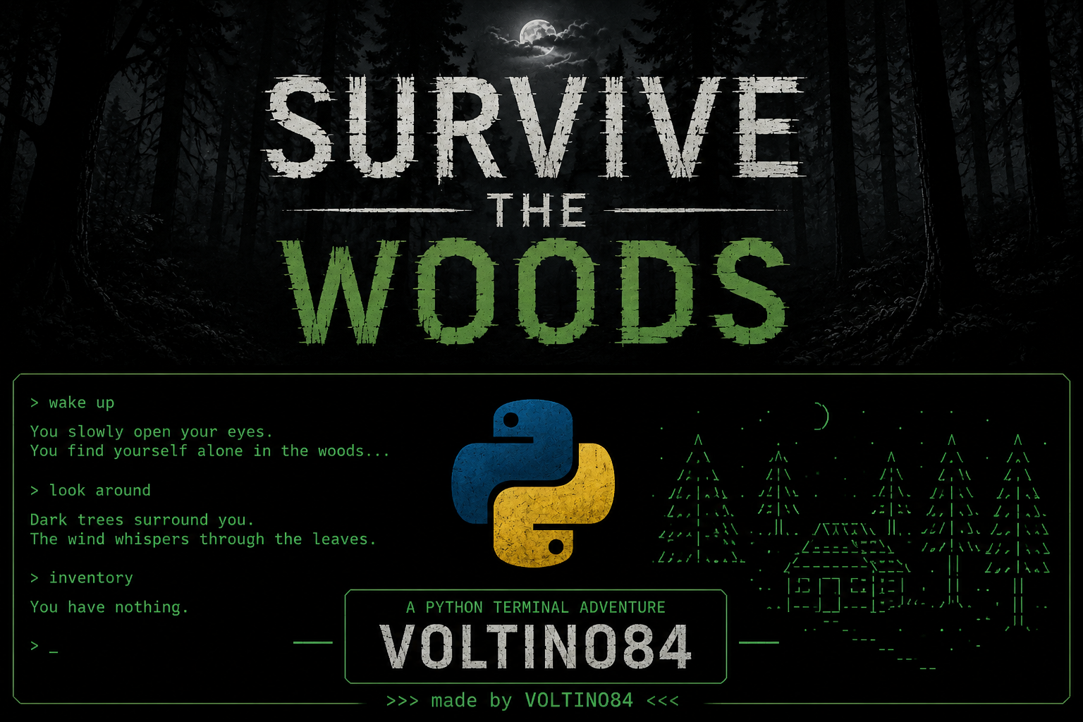Survive The Woods By VOLTINO84 survive-the-woods-by-voltino84