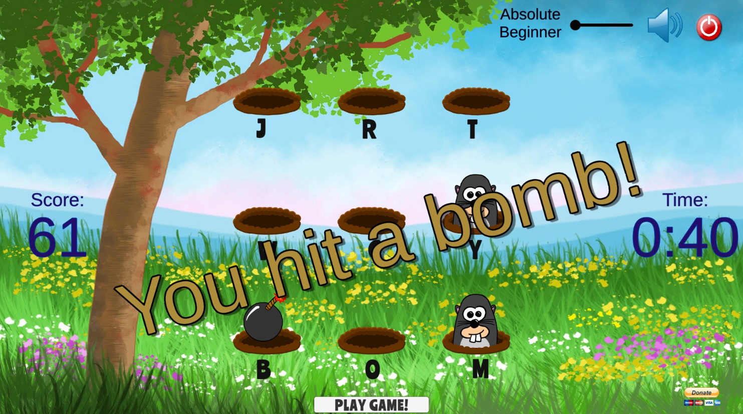 Mole Math Game Whack a mole by T-Jay Games