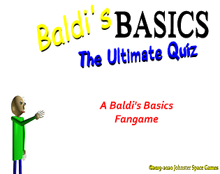 Games like Baldi Basics HACKED 