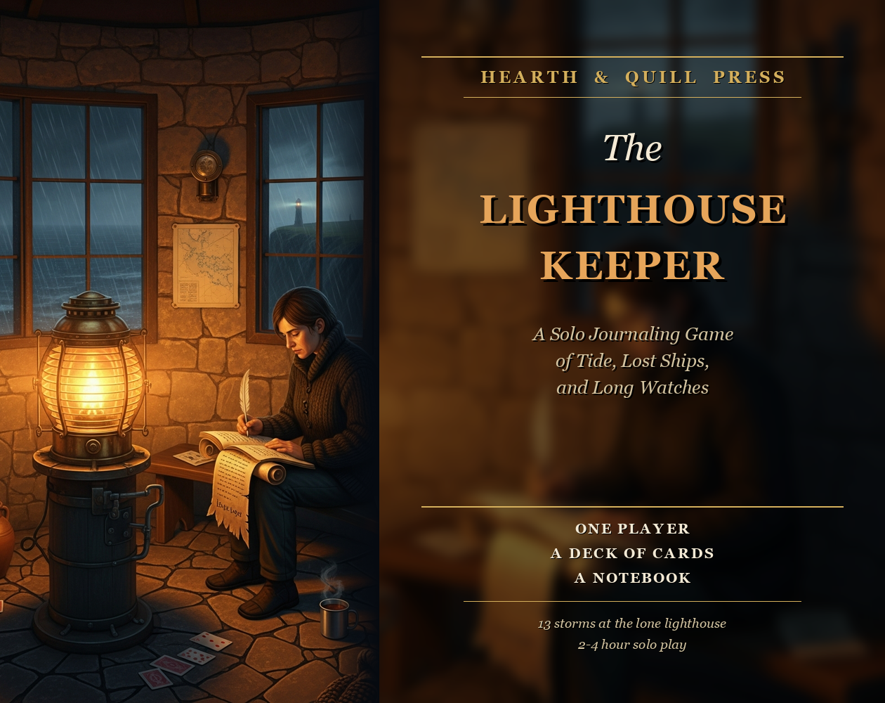 The Lighthouse Keeper — A Solo Journaling RPG of Tide, Lost Ships, and Long Watches