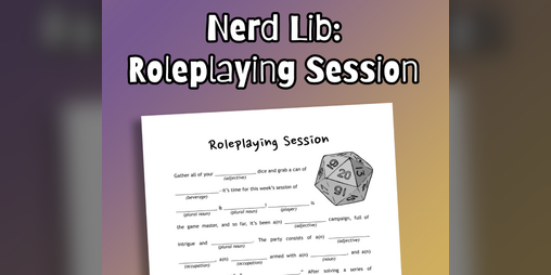 Cover image for Nerd Lib: Roleplaying Session
