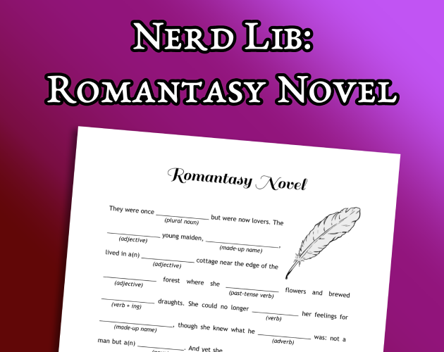 Cover image for Nerd Lib: Romantasy Novel