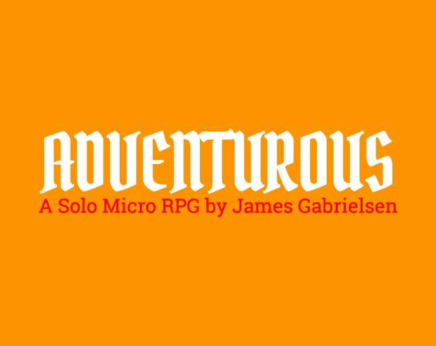 Cover image for Adventurous