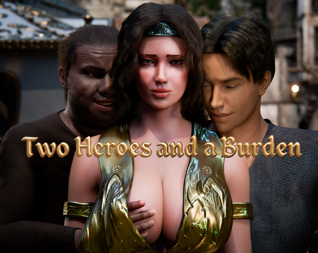 Cover image for TWO HEROES AND A BURDEN