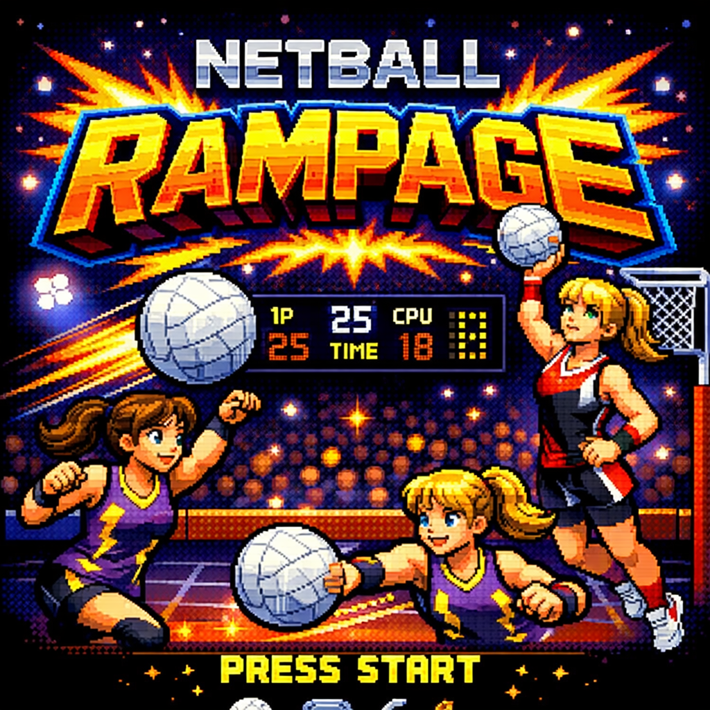 Netball Rampage Netball Rampage by grafixmechanix