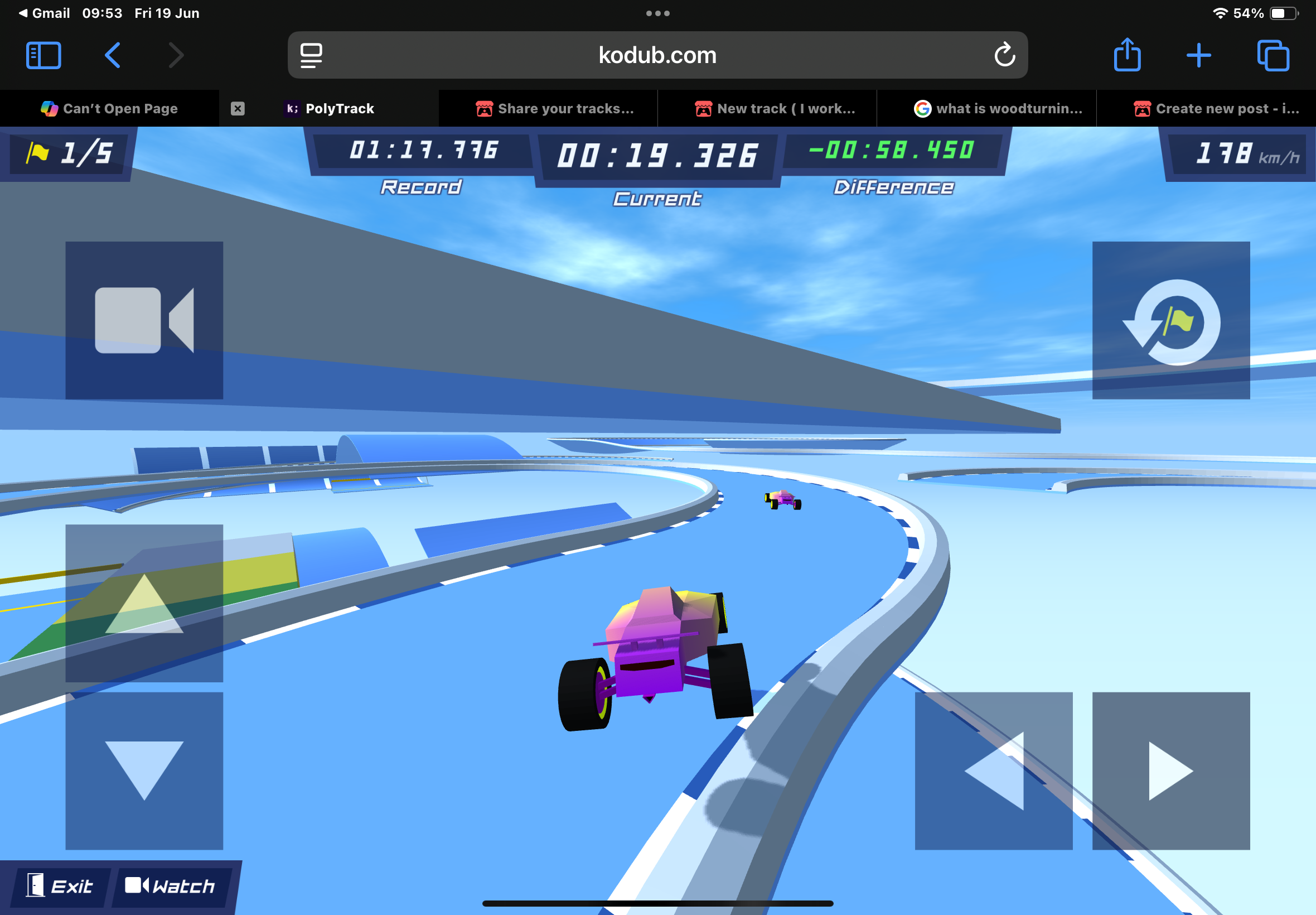 My new track, try to get a sub 1:20 run My new track, try to get a sub 1:20 run