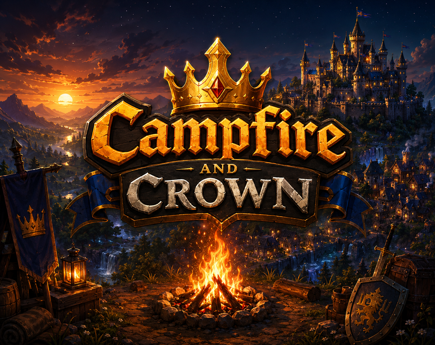Campfire and Crown
