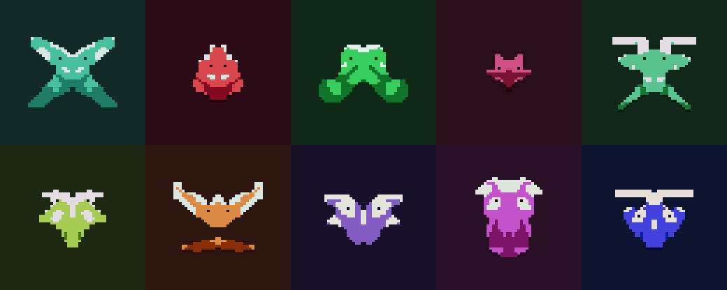 Procedural Pixel Creatures [Pack 01]