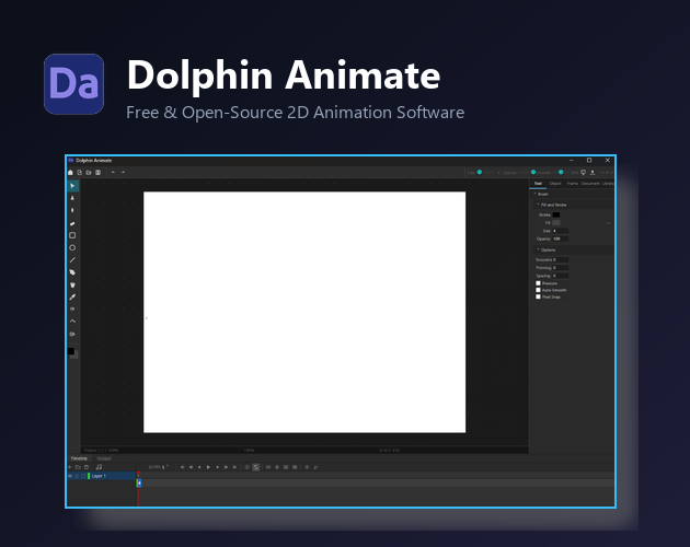 Dolphin Animate - Free 2D Animation Tool by Agony
