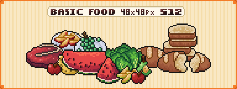 Basic Food Assets pack