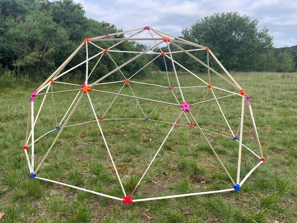 Assembled Geodesic Dome Assembled Geodesic Dome